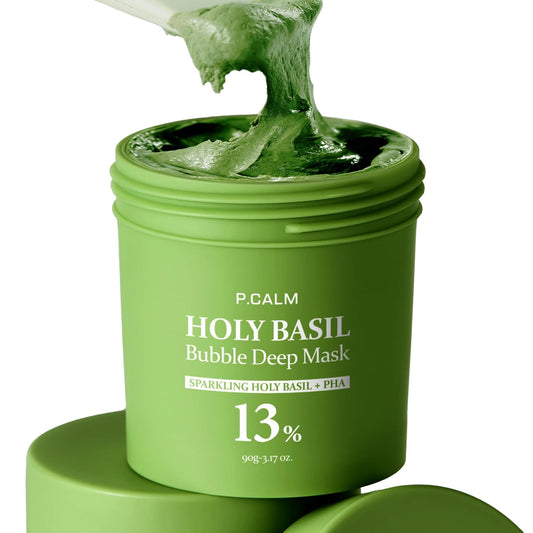 P.CALM Holy Basil Bubble Deep Mask, 90g / 3.17 oz