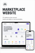 Marketplace Website - For two-sided networks.